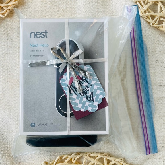BNIB Nest Hello Video Doorbell (Wired) Camera + Security + Silicone Cover (Snow) - Picture 16 of 16